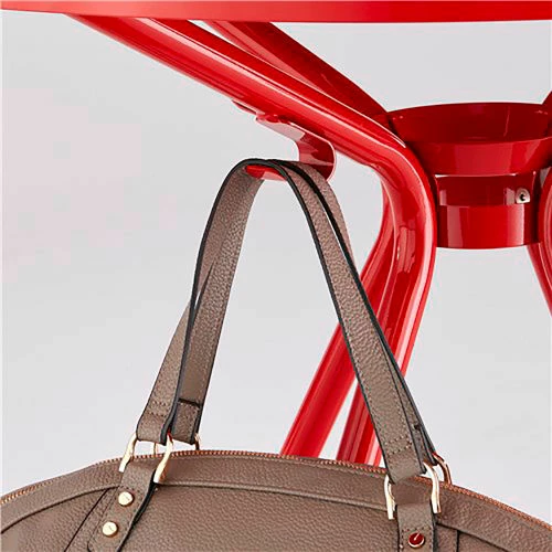 Safco® CoGo Steel Outdoor/Indoor Table, Round, 36"W, Red 2 Safco® CoGo Steel Outdoor/Indoor Table, Round, 36"W, Red - Image 2