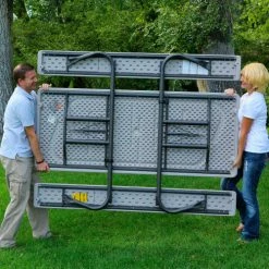 Lifetime® 6' Folding Picnic Table, Putty -Tables Shop 22119 04