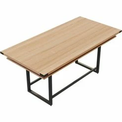 Safco® Mirella Conference Table, Standing-Height, 8'L, Rectangle, Sand Dune 9 Safco® Mirella Conference Table, Standing-Height, 8'L, Rectangle, Sand Dune -Tables Shop 22245 MRCH8SDD Top