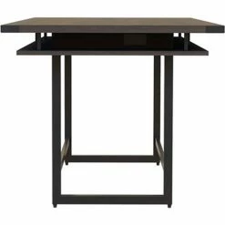 Safco® Mirella Conference Table, Standing-Height, 8'L, Rectangle, Southern Tobacco -Tables Shop 22267 MRCH8STO Side