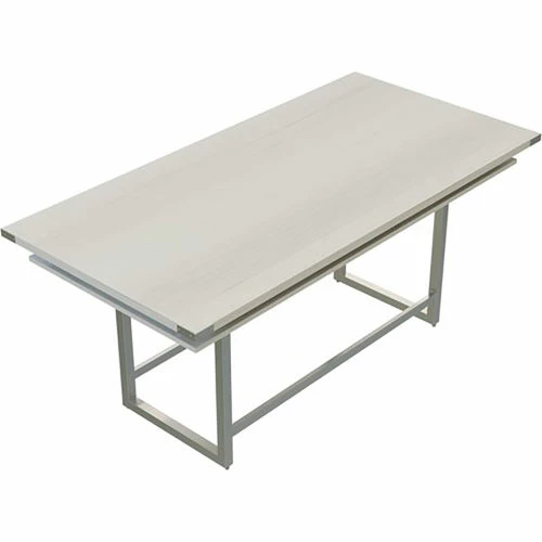 Safco® Mirella Conference Table, Standing-Height, 8'L, Rectangle, White Ash 3 Safco® Mirella Conference Table, Standing-Height, 8'L, Rectangle, White Ash - Image 3