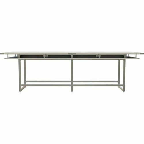 Safco® Mirella Conference Table, Standing-Height, 12'L, Rectangle, White Ash 2 Safco® Mirella Conference Table, Standing-Height, 12'L, Rectangle, White Ash - Image 2