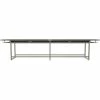 Safco® Mirella Conference Table, Standing-Height, 16'L, Rectangle, Stone Gray