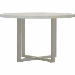 Safco® Mirella Conference Table, Round, 42"W x 29-1/2"H, White Ash