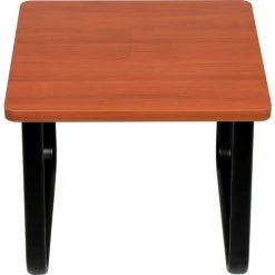 Interion By Global Industrial Interion® Square End Table 20" x 20" Cherry Top -Tables Shop 238410CY 01