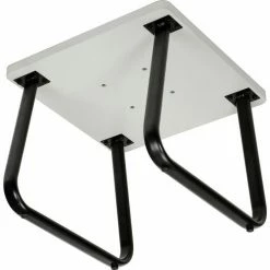 Interion By Global Industrial Interion® Square End Table 20" x 20" Gray Top -Tables Shop 238410GY 05