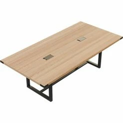 Safco® Mirella Conference Table, Sitting-Height, 8'L, Rectangle, Sand Dune 15 Safco® Mirella Conference Table, Sitting-Height, 8'L, Rectangle, Sand Dune -Tables Shop 24922 MRCS8SDD Top