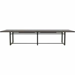 Safco® Mirella Conference Table, Sitting-Height, 12'L, Rectangle, Southern Tobacco