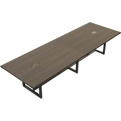 Safco® Mirella Conference Table, Sitting-Height, 12'L, Rectangle, Southern Tobacco 3 Safco® Mirella Conference Table, Sitting-Height, 12'L, Rectangle, Southern Tobacco - Image 3