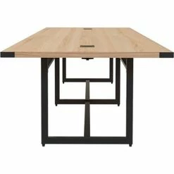 Safco® Mirella Conference Table, Sitting-Height, 16'L, Rectangle, Sand Dune -Tables Shop 25216 MRS16SDD Side