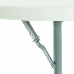 National Public Seating 48" Round Folding Plastic Table, Gray -Tables Shop 256559 06