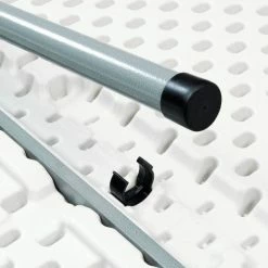 Interion By Global Industrial Interion® 60" Round Plastic Folding Table, White -Tables Shop 256560 07