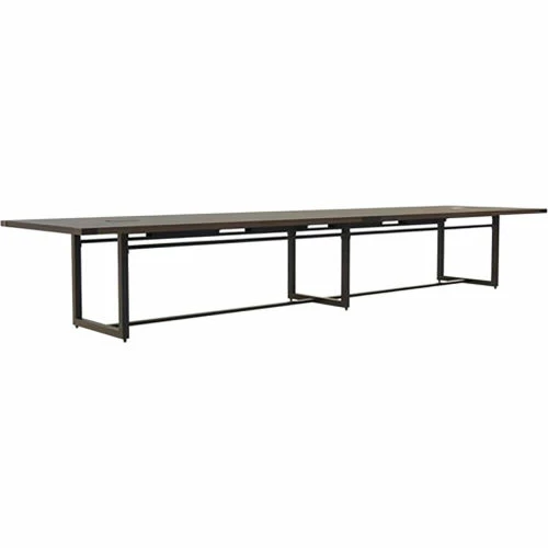 Safco® Mirella Conference Table, Sitting-Height, 16'L, Rectangle, Southern Tobacco 2 Safco® Mirella Conference Table, Sitting-Height, 16'L, Rectangle, Southern Tobacco - Image 2