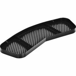 Global Industrial 46" Round Picnic Table, Perforated Metal, Black -Tables Shop 262078BK 10