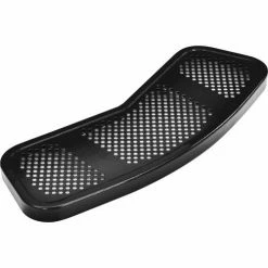 Global Industrial 46" Round Picnic Table, Perforated Metal, Black -Tables Shop 262078BK 11