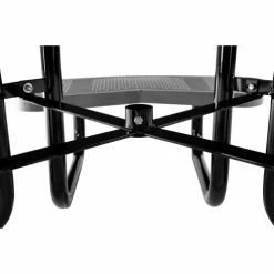 Global Industrial 46" Round Kids Picnic Table, Perforated Metal, Gray -Tables Shop 262078KGY 05