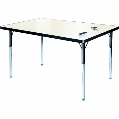 Allied Plastics Whiteboard Activity Table 36" x 60" Rectangle, ADA Compliant Adjustable Height 2 Allied Plastics Whiteboard Activity Table 36" x 60" Rectangle, ADA Compliant Adjustable Height - Image 2