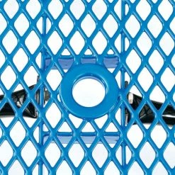 Global Industrial 8' Rectangular Kids Picnic Table, Expanded Metal, Blue -Tables Shop 277153KBL 05