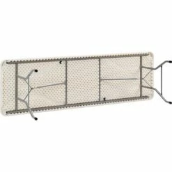 Interion By Global Industrial Interion® Plastic Folding Table, 30" x 96", White -Tables Shop 277626 02