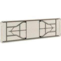 Interion By Global Industrial Interion® Plastic Folding Table, 30" x 96", White -Tables Shop 277626 03