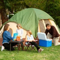 Lifetime® Compact Plastic Folding Table, 18" x 24", Brown -Tables Shop 280488 09
