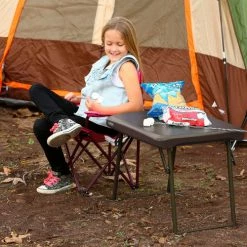 Lifetime® Compact Plastic Folding Table, 18" x 24", Brown -Tables Shop 280488 11