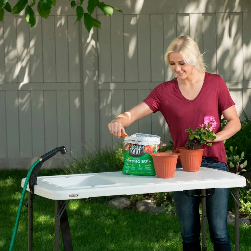 Lifetime® 4-Foot Fillet Table - Almond 20 Lifetime® 4-Foot Fillet Table - Almond - Image 20