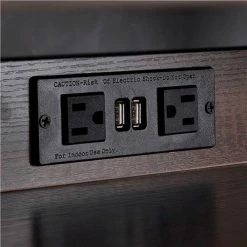 Safco® Mirella Conference Table, Standing-Height, 8'L, Rectangle, Southern Tobacco -Tables Shop 28163 MRCH8STO PowerMod