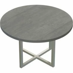 Safco® Mirella Conference Table, Round, 42"W x 29-1/2"H, Stone Gray -Tables Shop 30024 MR42RSGY Top