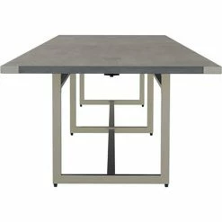 Safco® Mirella Conference Table, Sitting-Height, 16'L, Rectangle, Stone Gray -Tables Shop 30041 MRS16SGY Side