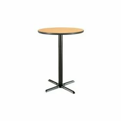 KFI Seating KFI 30" Round Bar Height Restaurant Table, Natural