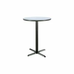 KFI Seating KFI 30" Round Bar Height Restaurant Table, Gray