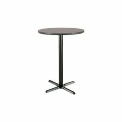 KFI Seating KFI 42" Round Bar Height Restaurant Table, Graphite