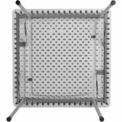Interion By Global Industrial Interion® Plastic Folding Table, 36" x 36", White -Tables Shop 32569762 4