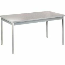 Allied Plastics Utility Table - 20"W X 40"L - Gray