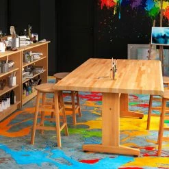 Allied Plastics Art and Projects Table - 42" x 60" Hardwood Top -Tables Shop 3K Art Room 1
