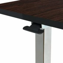Global Industrial Overbed Table With H-Base, Walnut Laminate Tabletop -Tables Shop 436910 07
