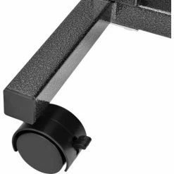 Global Industrial Overbed Table With H-Base, Walnut Laminate Tabletop -Tables Shop 436910 09