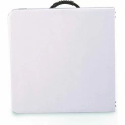 Lifetime® Adjustable Height Plastic Fold-In-Half Table, 24" x 48", White -Tables Shop 4428 table 05