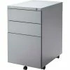 RightAngle Products RightAngle Mobile Pedestal Box/Box/File, Silver