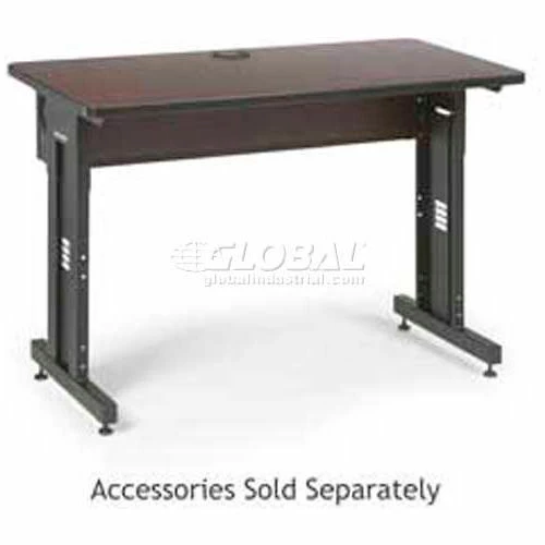 Kendall Howard™ Classroom Training Table - Adjustable Height - 24" x 48" - African Mahogany 3 Kendall Howard™ Classroom Training Table - Adjustable Height - 24" x 48" - African Mahogany - Image 3