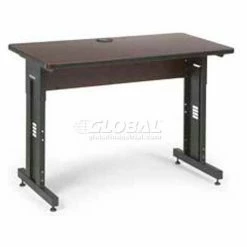 Kendall Howard™ Classroom Training Table - Adjustable Height - 24" x 48" - African Mahogany 22 Kendall Howard™ Classroom Training Table - Adjustable Height - 24" x 48" - African Mahogany -Tables Shop 5500 3 004 24 3