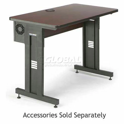 Kendall Howard™ Classroom Training Table - Adjustable Height - 24" x 48" - African Mahogany 6 Kendall Howard™ Classroom Training Table - Adjustable Height - 24" x 48" - African Mahogany - Image 6