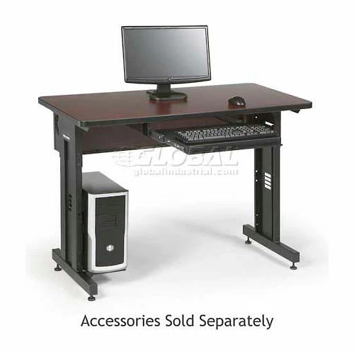 Kendall Howard™ Classroom Training Table - Adjustable Height - 24" x 48" - African Mahogany 10 Kendall Howard™ Classroom Training Table - Adjustable Height - 24" x 48" - African Mahogany - Image 10