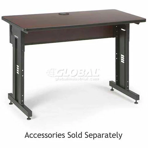 Kendall Howard™ Classroom Training Table - Adjustable Height - 24" x 48" - African Mahogany 15 Kendall Howard™ Classroom Training Table - Adjustable Height - 24" x 48" - African Mahogany - Image 15