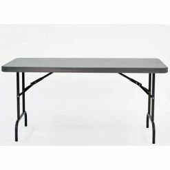 Iceberg Enterprises Iceberg IndestrucTable TOO™ Plastic Folding Table, 30" x 60", Charcoal 6 Iceberg Enterprises Iceberg IndestrucTable TOO™ Plastic Folding Table, 30" x 60", Charcoal -Tables Shop 65517 iceberg 03