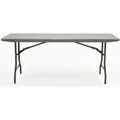 Iceberg Enterprises Iceberg IndestrucTable TOO™ Plastic Folding Table, 30" x 72", Charcoal -Tables Shop 65527 iceberg 03