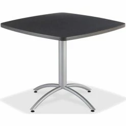 Iceberg Enterprises Iceberg 42" Square CafeWorks Series Restaurant Table, Graphite