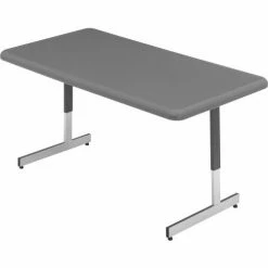 Iceberg Enterprises Iceberg IndestrucTable TOO™ Adjustable Height Utility Table - 30" x 60" - Charcoal