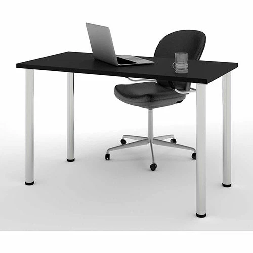 Bestar All-Purpose Worksurface Table - 48 x 24 - Black 2 Bestar All-Purpose Worksurface Table - 48 x 24 - Black - Image 2